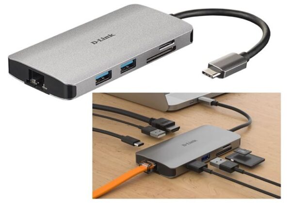 D-Link USB-C HUB 8-in-1, DUB-M810