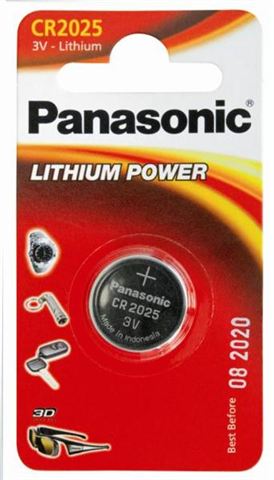 PANASONIC baterije CR-2025EL/1B Lithium Coin