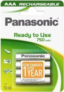 PANASONIC baterije HHR-4MVE/4BP, 750mAh, punj. Ready to use