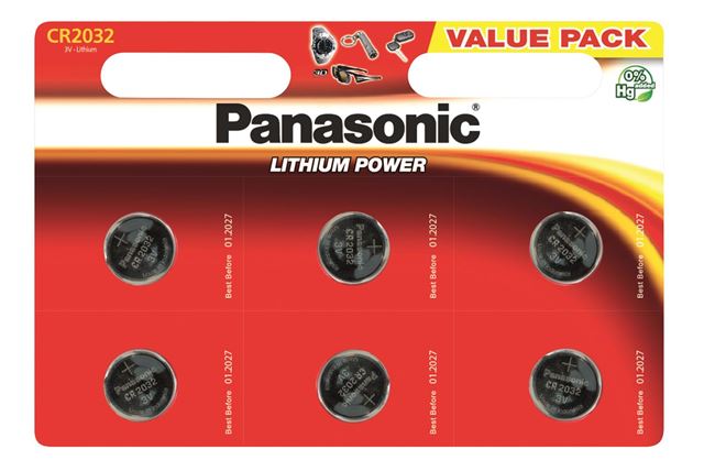 02391014_big.jpg PANASONIC baterije CR-2032EL/6BW Lithium Coin - Image 1