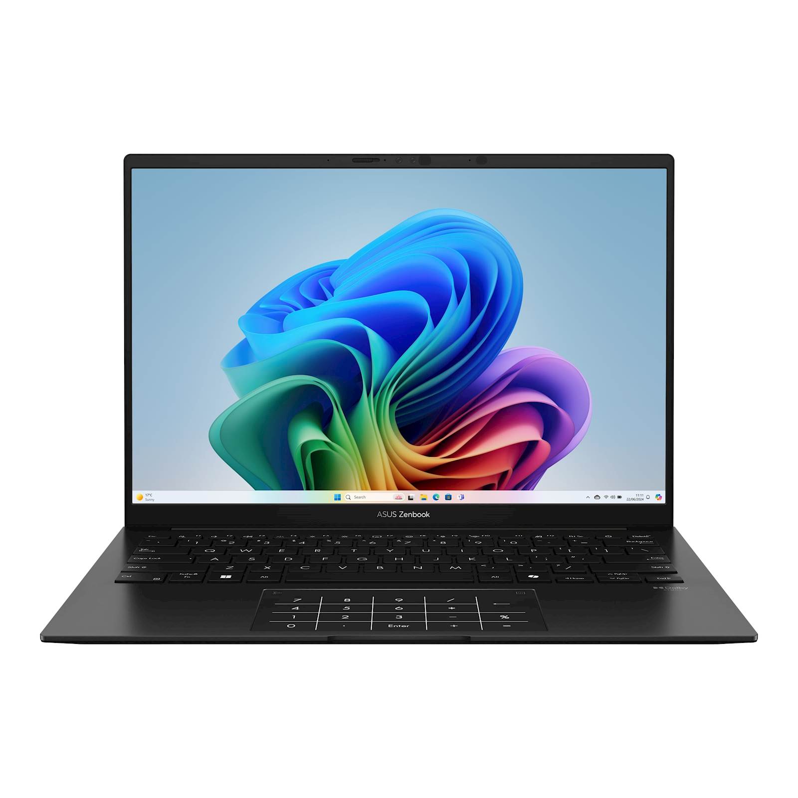 Compressed by jpeg-recompress Laptop ASUS Zenbook 14 UM3406KA-QD024 14"FHD+ OLED 60Hz RAI7-350 8C/16T 16GB DDR5 s1TB BACKLIT 2Y - Image 1