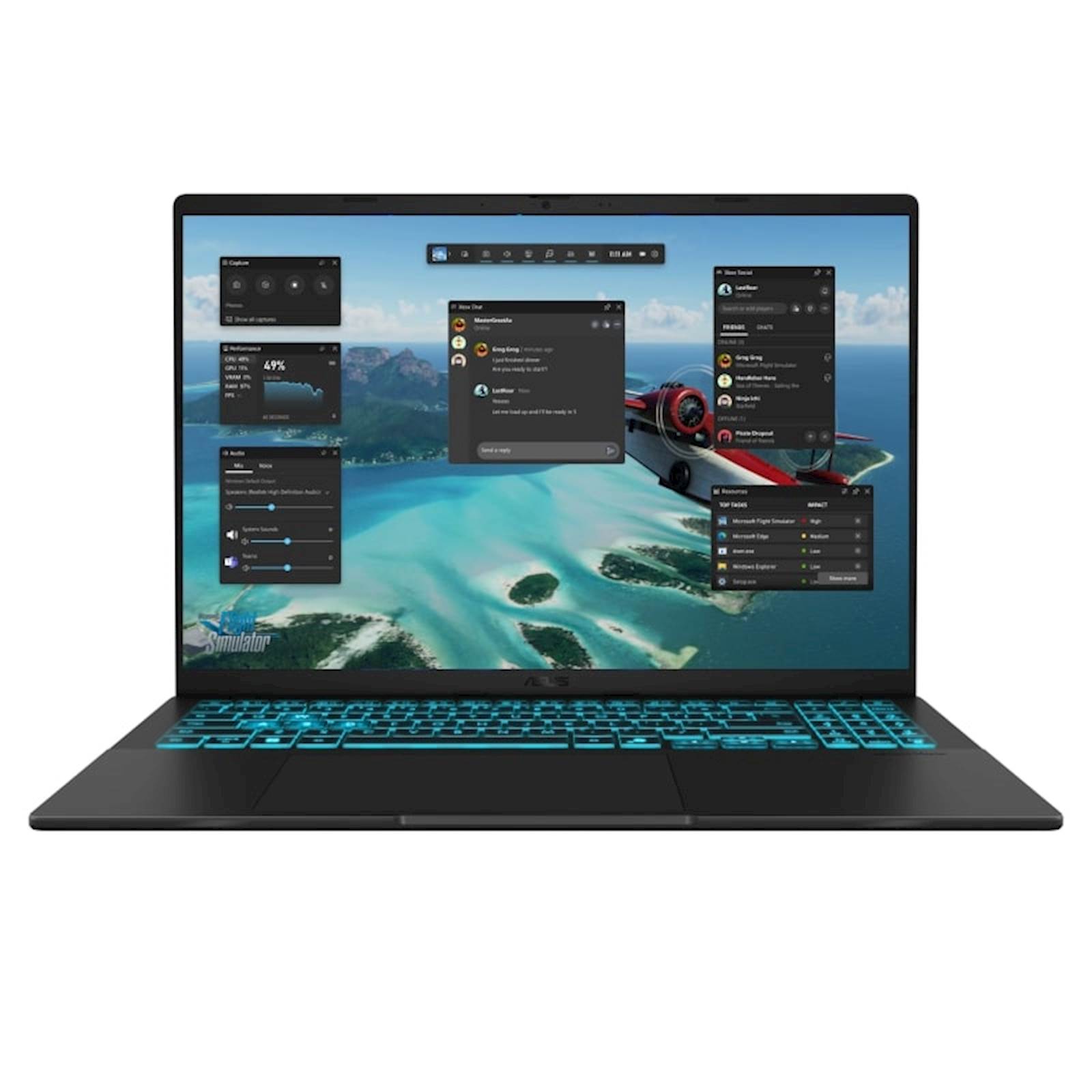Compressed by jpeg-recompress Laptop Asus Vivobook V16 V3607VU-RP137 16"FHD+ 144Hz IC7 U150 10C/12T 16G s1T RTX4050 6GB - Image 1