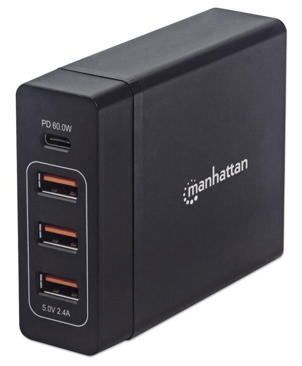 DOCKING MANHATTAN 4/1 3 USB A  1 USB C PORT 72W