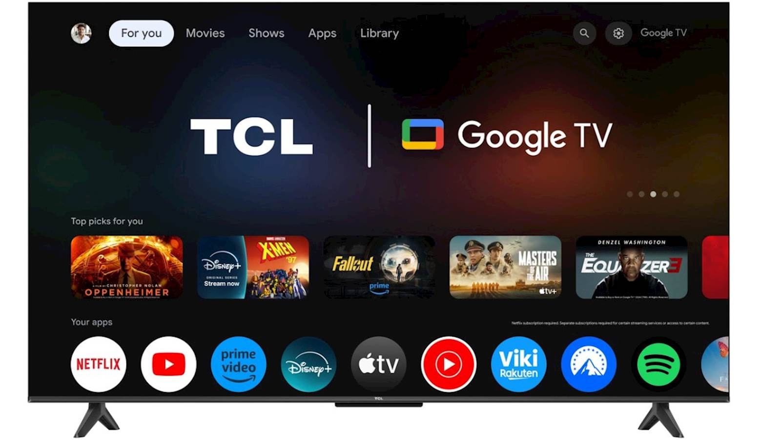 126641.jpg TV TCL 4K UHD 50P61K - Image 1