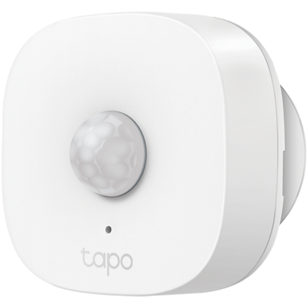 TP-Link Tapo T100 Smart Motion Sensor, 868 MHz, battery powered (1*CR2450), 120° / 5m detection range, Tapo smart app, Tapo IoT hub required, smart action, motion detection, magnetic mount, adjustable direction, battery included