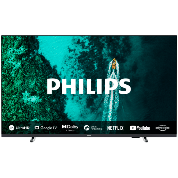 Philips 65PUS7409/12 4K Ultra HD LED Google TV™, 164 cm (65"") TV, Pixel Precise Ultra HD, Micro Dimming, Natural Motion, Dolby Atmos sound, Google Assistant/Amazon Alexa