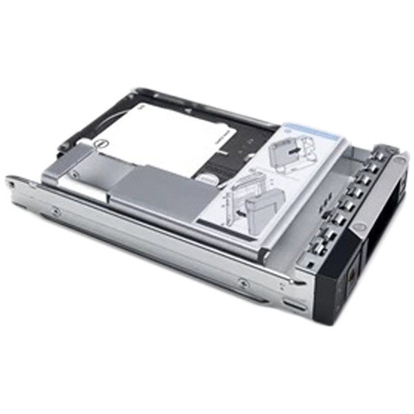 DELL EMC 480GB SSD SATA Mixed Use 6Gbps 512e 2.5in Hot-Plug with 3.5in HYB CARR, CUS Kit