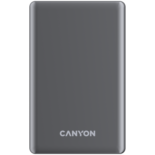 CANYON power bank OnPower 505 slim Magnetic 5000 mAh PD20W Dark Grey