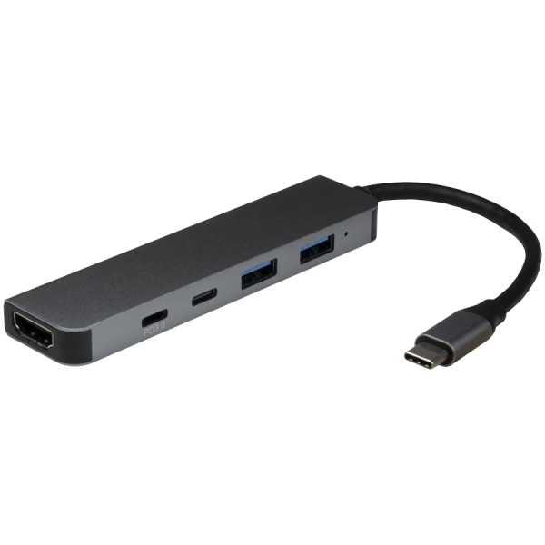 Intertech Argus H-469-01 5in1 Adapter USB Type-C 5in 1