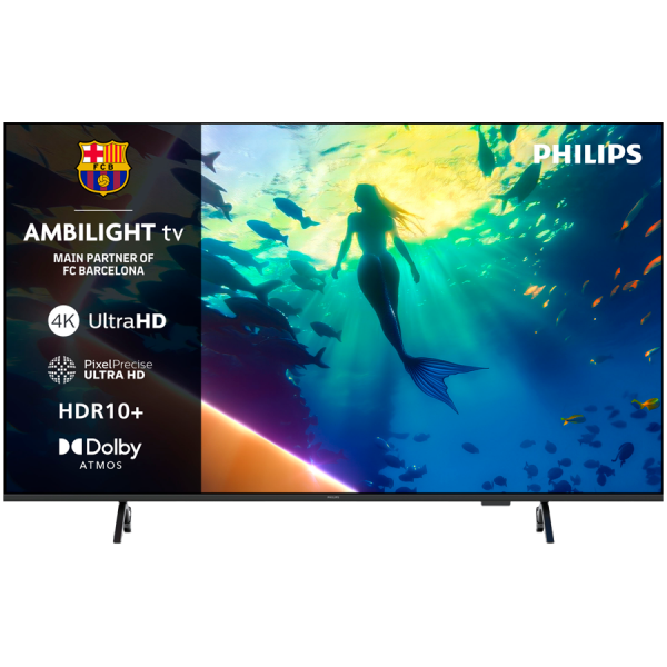 Philips 65"PUS8010 4K Titan OSAMBILIGHT TV; HDR10+Dolby Atmos i DTS:X