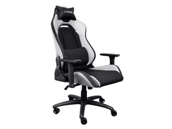 Trust GXT 714W gaming stolica RUYA, crno-bijela, udobna,podesiva, ergonomska, eko materijal
