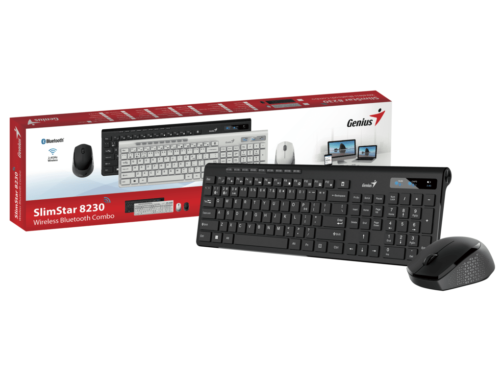 31340015410_230906010911081.png Genius Slimstar 8230 wls set wireless tastatura + miš, BT bluetooth, BH/HR/SRB layout - Image 1