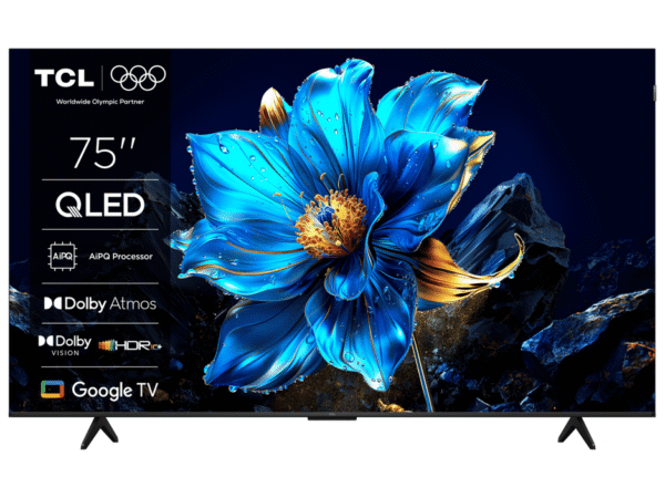 TCL 75"P7K 4K QLED TV 60HzGoogle TV; HDR multi-format;HVA Panel; Game Master; Dolby Atmos;