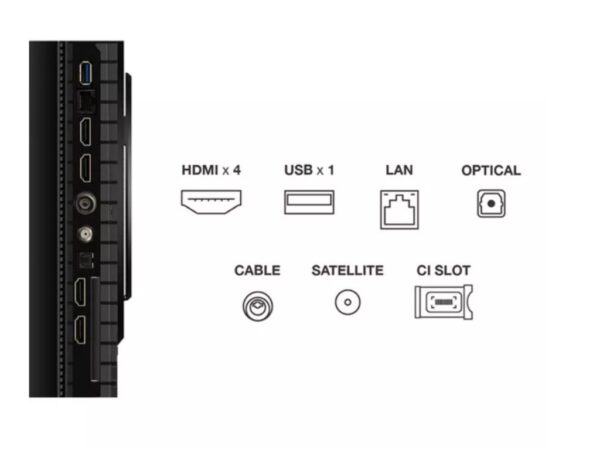 TCL 75"P8K 4K QLED TV 144HzGoogle TV; Motion Clarity Pro;Game Master; Onkyo 2.1;