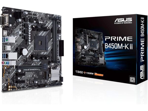 ASUS MB PRIME B450M-K II AMD B450;AM4;2xDDR4 VGA,DVI,HDMI;micro ATX