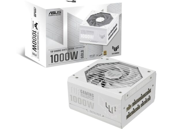 ASUS PSU TUF-GAMING-1000G-WHT1000W 80Plus Gold;Full modular1x16pin;4x8 pin;5 x SATA