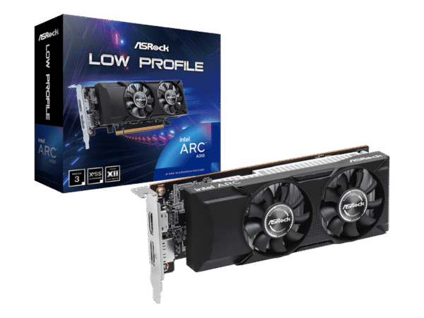 ASROCK VGA A310 LP 4Glow profileIntel Arc A310;4GB GDDR6 64bit;HDMI,DP