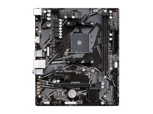 Gigabyte MB [A520M K V2 G10]AM4; 2xDDR4;M.2; 4xSATA; 6xUSBVGA, HDMI; mATX;