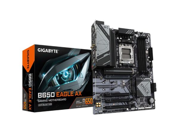 Gigabyte MB B650 EAGLE AXAM5; 4xDDR5; up to 256GB,(up to 8000MHz); 4x SATA,3xM.2, DP, HDMI