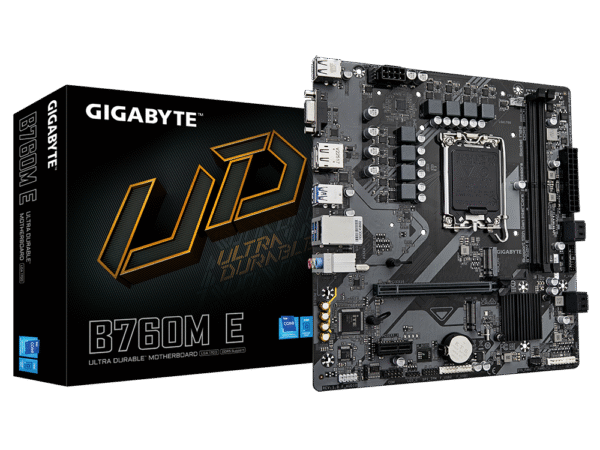 Gigabyte MB B760M ELGA1700; 2xDDR5; 2xM.2, 4xSATA 6xUSB; VGA, HDMI, DP; mATX