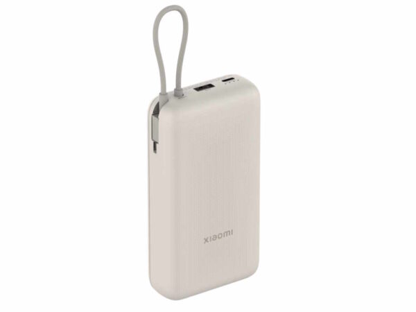 Xiaomi powerbank 20000 mAh 33W integrisani kabl, bež