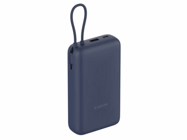 Xiaomi powerbank 20000mAh,33W integrisani kabl, plavi