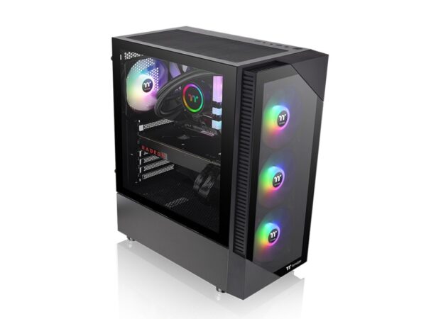 Thermaltake View 200 TG ARGB Mid tower, Tempered glass, 3x 120mm ARGB Lite fan