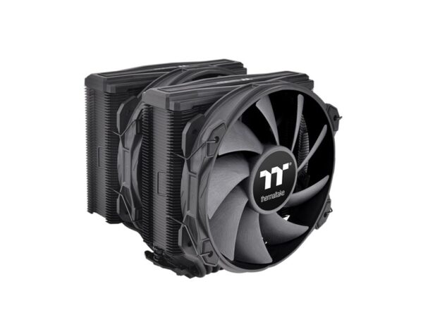 Thermaltake Toughair 710Black CPU Cooler, Dual tower,2x 140mm fans
