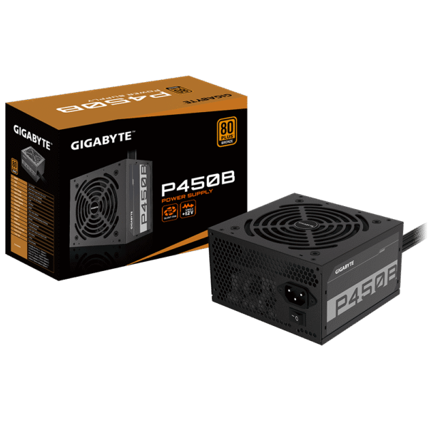 GIGABYTE PSU 450W 80+ bronze6xSATA,2xPCIe 6+2 Pin,3x4Pin,1xFloppy