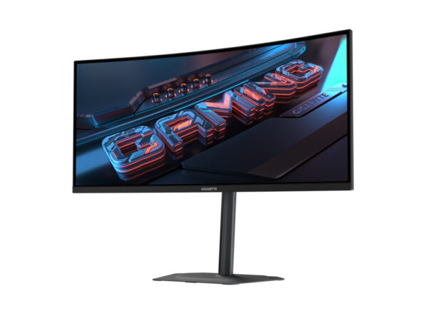 Gigabyte Monitor 34" GS34WQCA 34" VA 1500R, 3440x1440 WQHD 120Hz, 300cd, 1ms, height, tilt