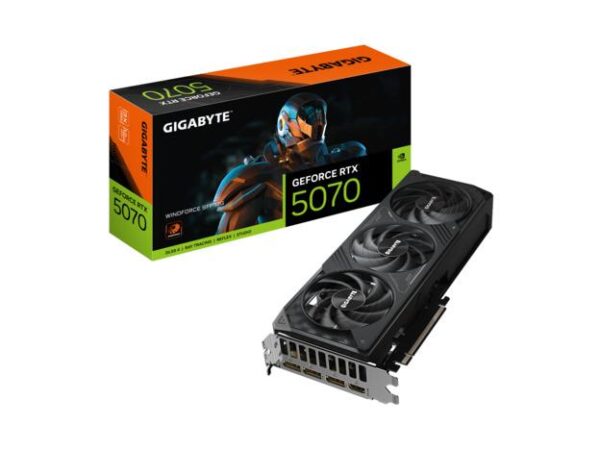 Gigabyte 5070 Windforce SFF 12 12GB GDDR7, 192-bit 3x DP, 1x HDMI