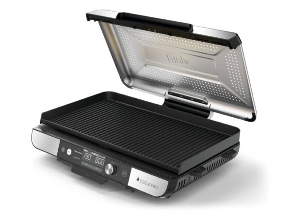 Ninja Sizzle XL rostilj plocadvije izmjenjive ploce,3 nacina kuhanja,120-260 stepeni,ProTemp iQ teh