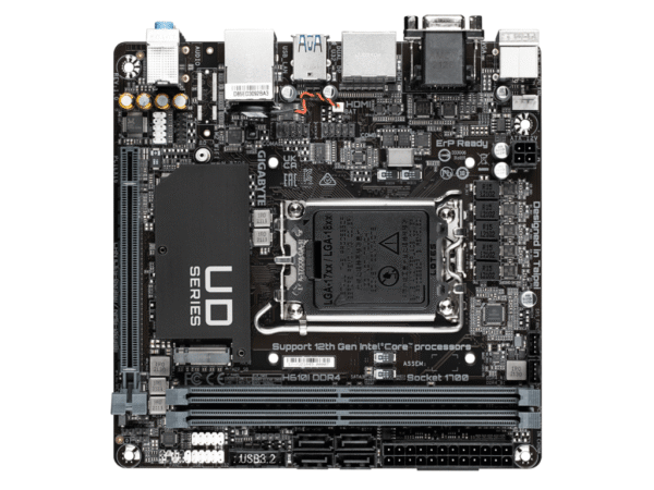 Gigabyte MB H610I DDR4LGA 1700; PCIe 4.0; Intel H6104xDDR4,VGA,HDMI,2xDP, mini ITX