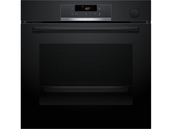 BOSCH pećnica  Serie 4| CRNA, Dodavanje pare,EcoClean,8 programa, A+,AIRFRY