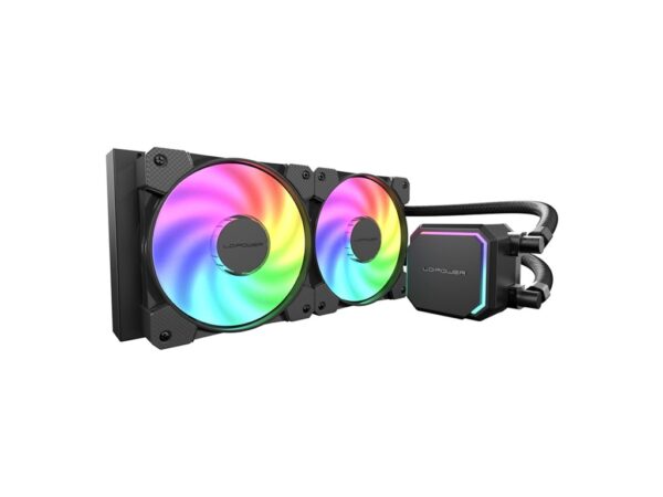 LC-Power Liquid Freezer 240mm ARGB, JetFlow, AMD and Intel CPUs, 2x120mm, PWM