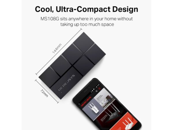 Mercusys MS108G Desktop Switch8-Port 10/100/1000