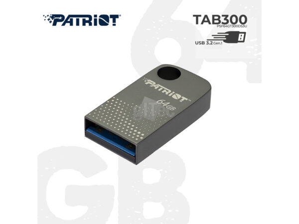 Patriot Tab300 64GB USB 3.2Gen 1, Type-A, 120MB/sDark Shadow