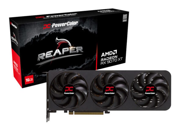 Power Color 9070 XT 16GB Reaper 16GB GDDR6, 256-bit, 3x DP, 1x HDMI