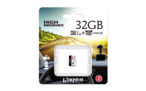 Kingston microSD 32GBHigh Endurance microSD,95MB/s,30MB/s