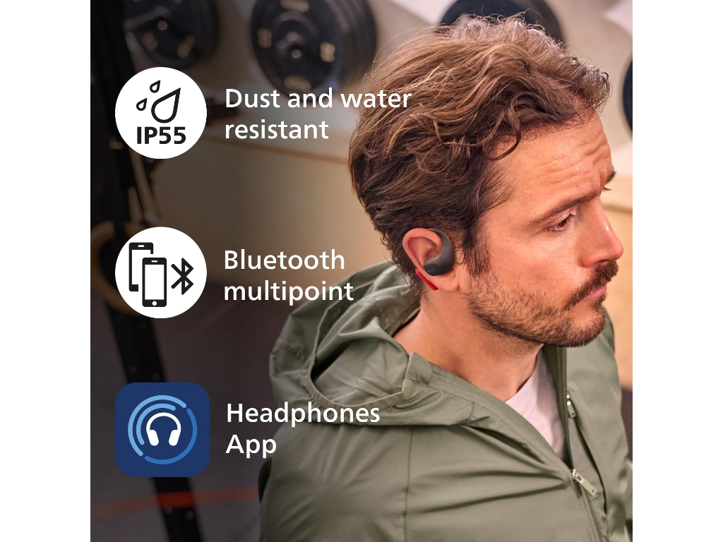 TAA6709BK00_250822090827260.jpg Philips TAA6709BK/00 sportske, BT slušalice, IP55 zaštita, do 28h reprodukcije - Image 1