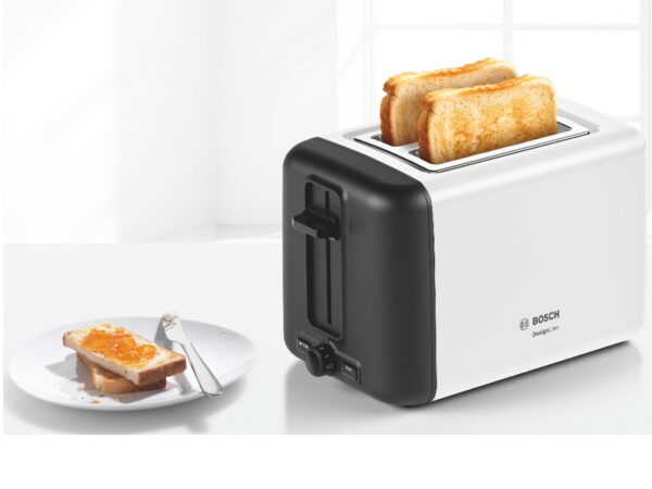 BOSCH Toster 2 kriške, DesignLine, Bijela,, 970 W