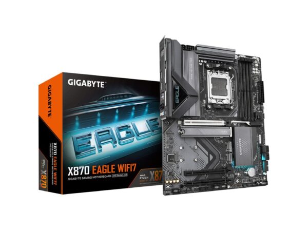 Gigabyte MB X870 Eagle WIFI7AM5; 4xDDR5; 3xM.2; 4xSATA8xUSB; WIFI 7; ATX; RAID